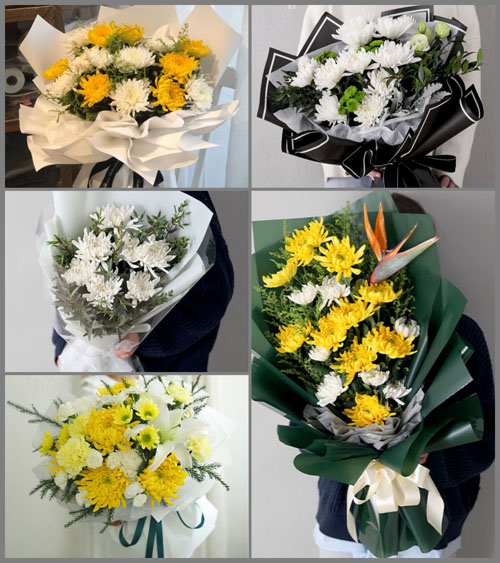 辽宁营口盖州市梁屯镇白事花束代送